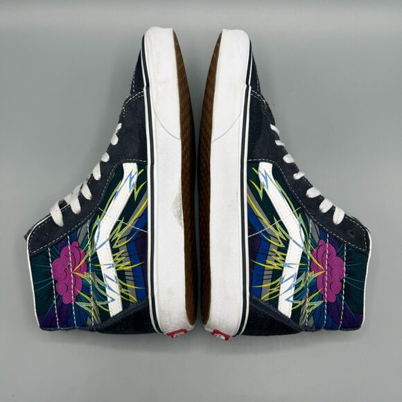 Vans SK8-Hi Brainworks Dark Navy Sneakers Shoes Men's 6.5/ Women's Size 8 - Picture 6 of 9